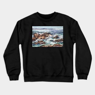 Town Beach, Port Macquarie - paint out Crewneck Sweatshirt